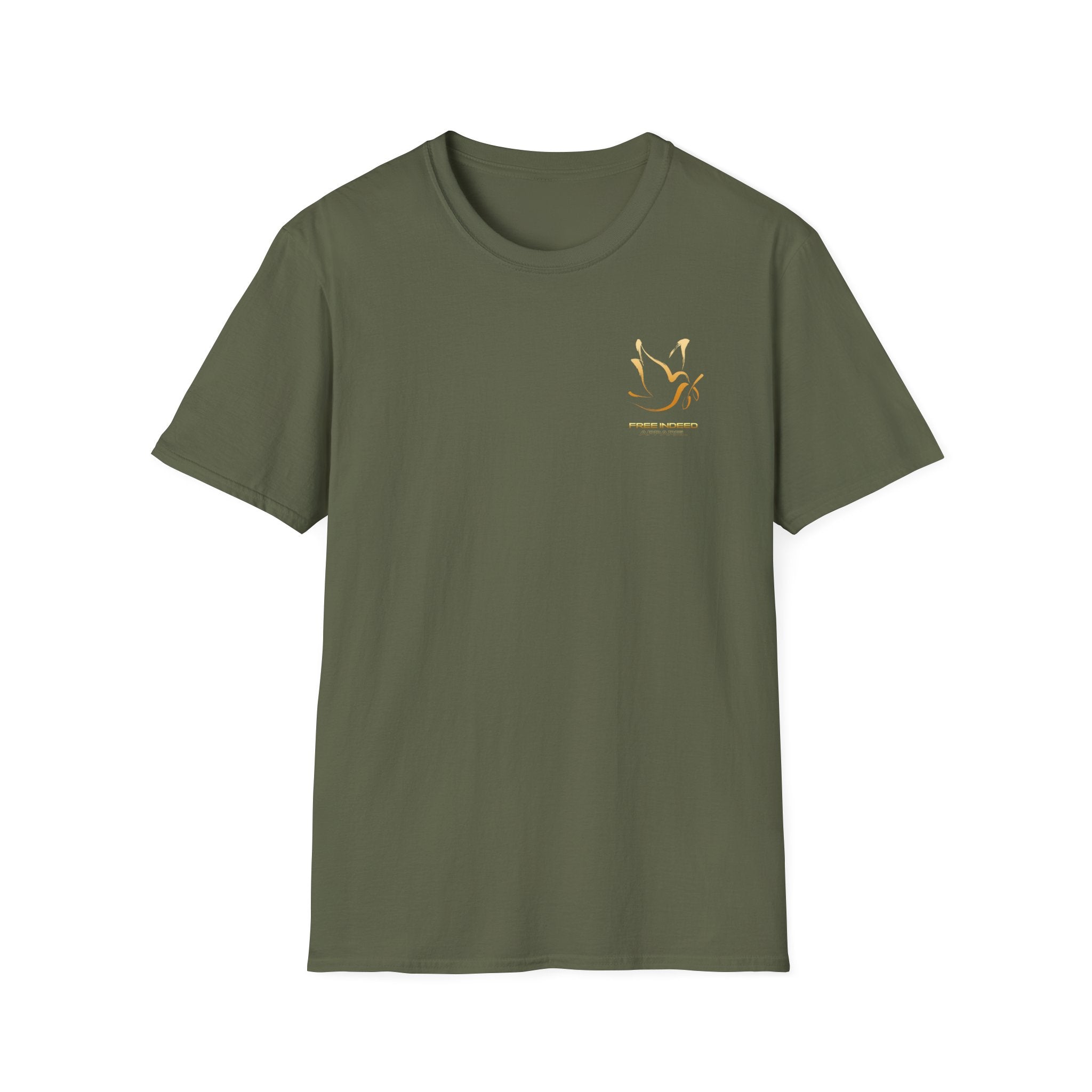 John 8:36 Unisex Christian Tee, Inspirational Shirt, Casual Wear