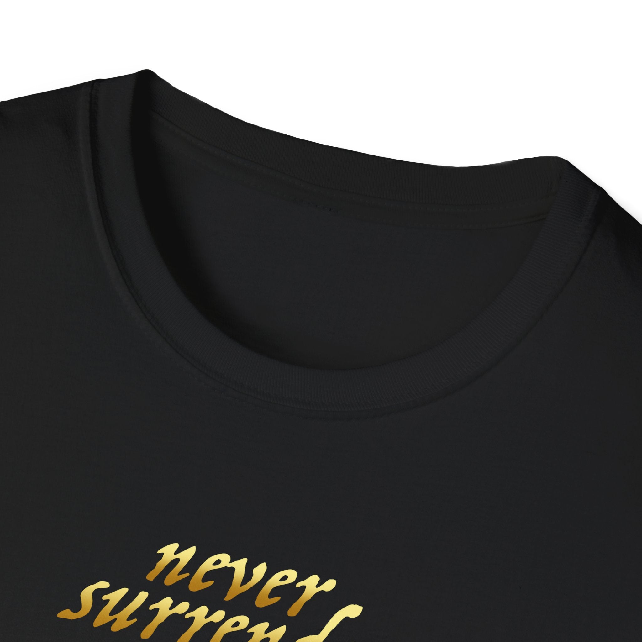Never Surrender Charlie Kirk Unisex T-Shirt - Inspirational Tee, Christian Apparel, Motivational Gift, Casual Wear, Faith-Based Style