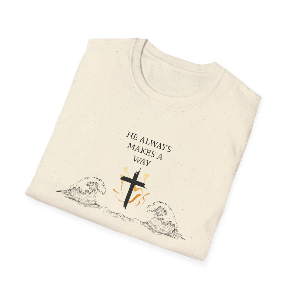 Split The Sea Unisex T-shirt, Christian T-shirt, Comfortable Wear, Stylish Christian Wear