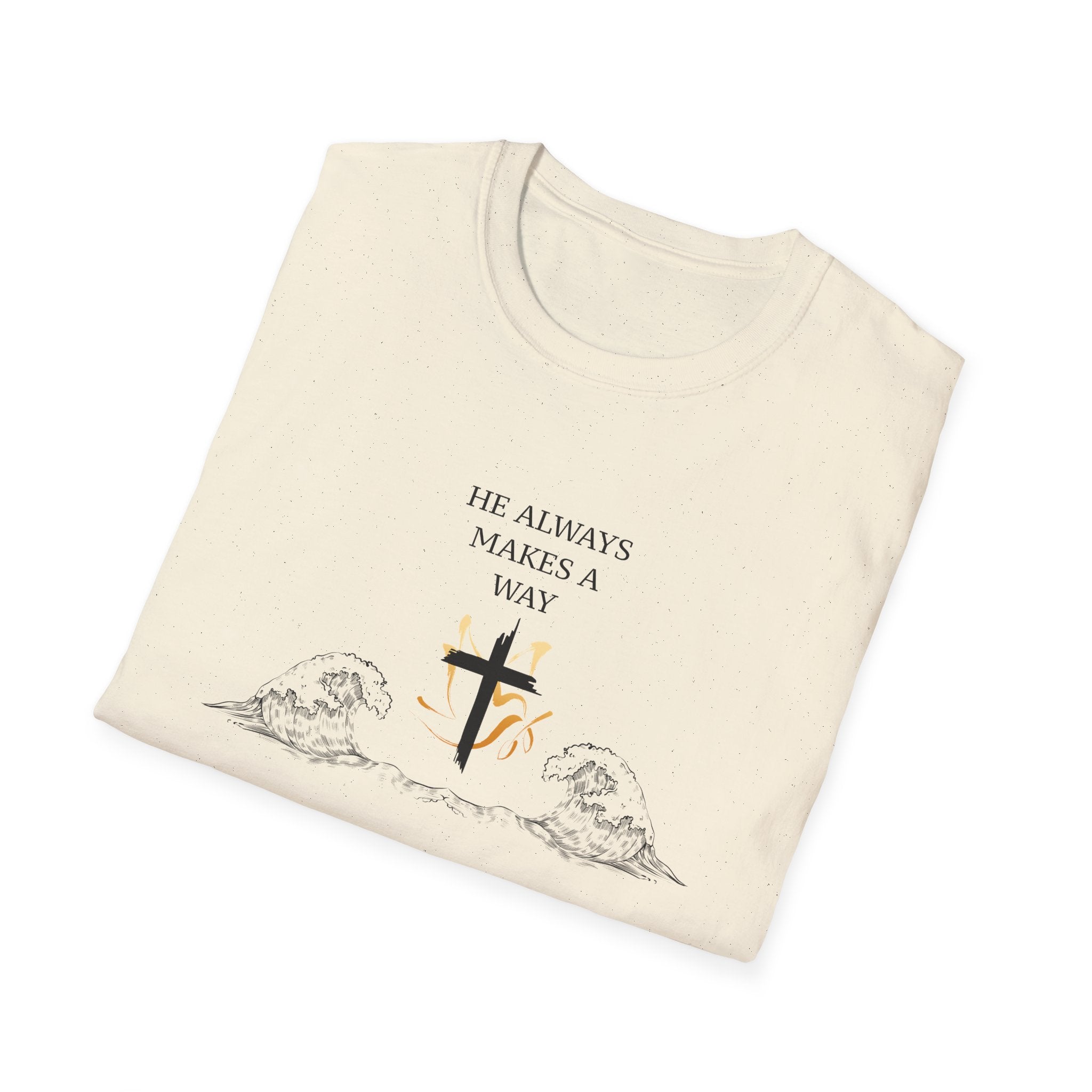 Split The Sea Unisex T-shirt, Christian T-shirt, Comfortable Wear, Stylish Christian Wear