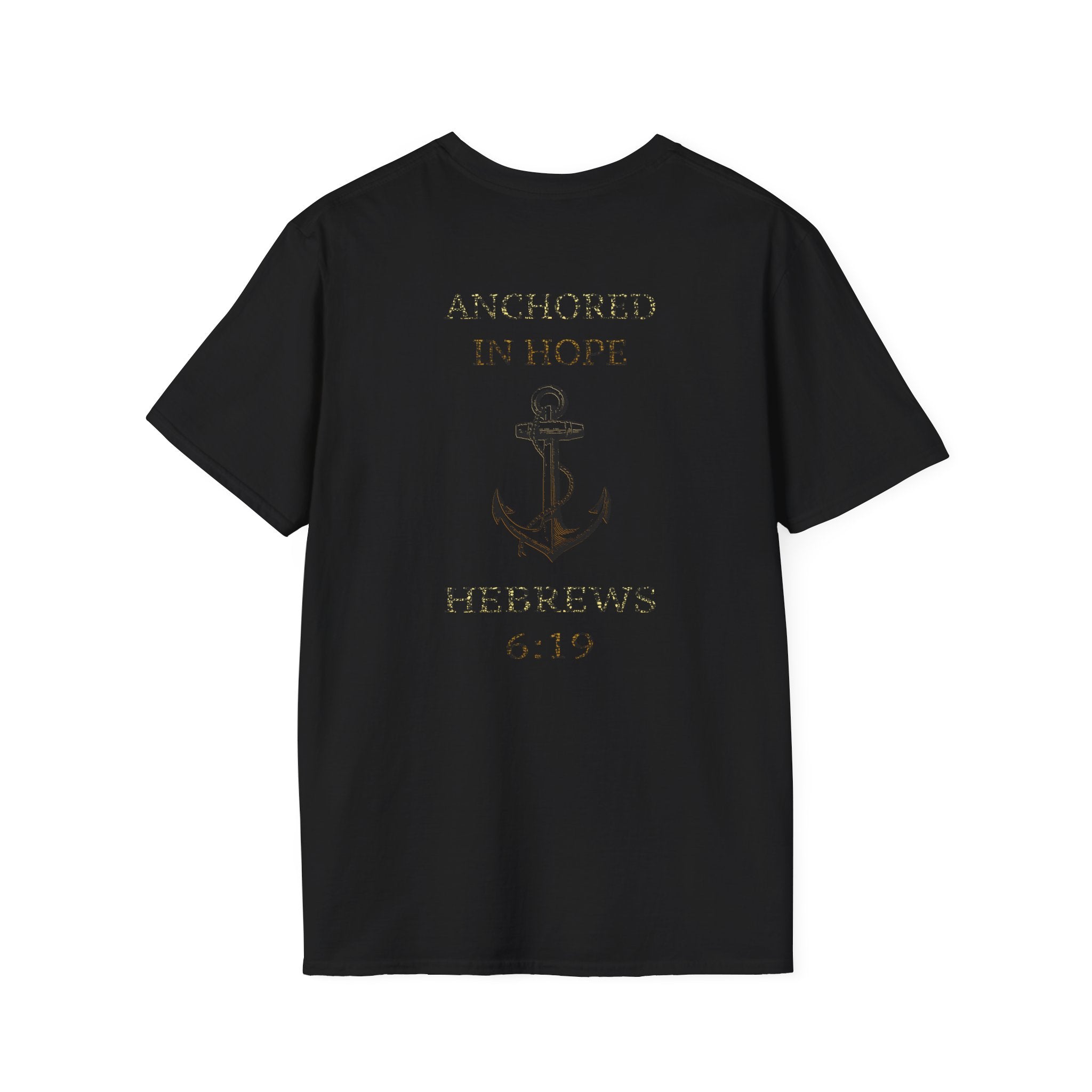 Anchored in Hope T-Shirt, Inspirational Unisex Tee for Nautical Lovers, Faith-Based Apparel, Perfect Gift, Christian T-Shirt