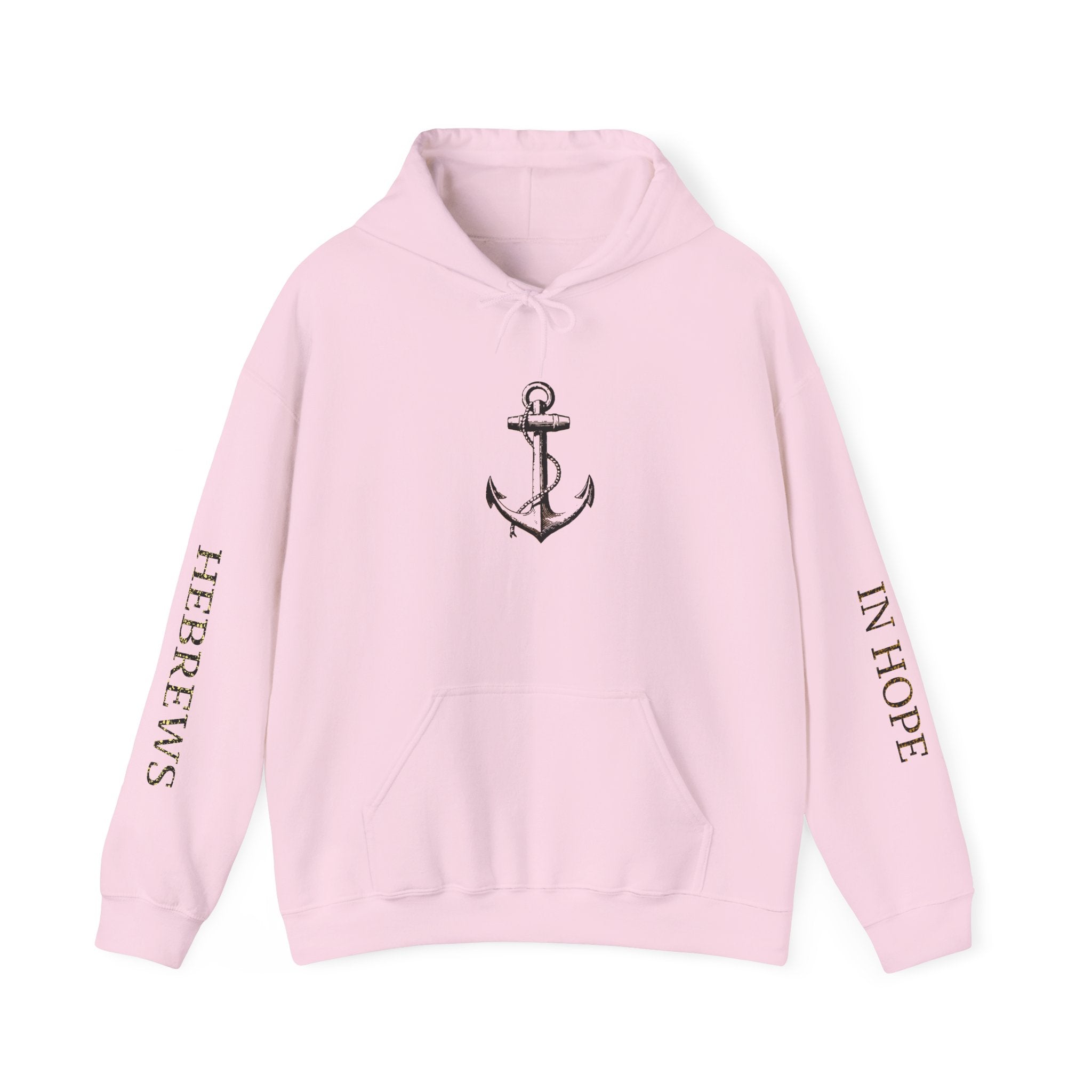 Anchored in Hope Hooded Sweatshirt | Inspirational Sweatshirt | Christian Gift | Faith-Based Apparel | Comfort Wear