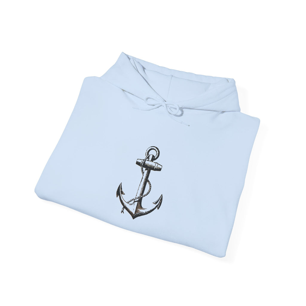 Anchored in Hope Hooded Sweatshirt | Inspirational Sweatshirt | Christian Gift | Faith-Based Apparel | Comfort Wear