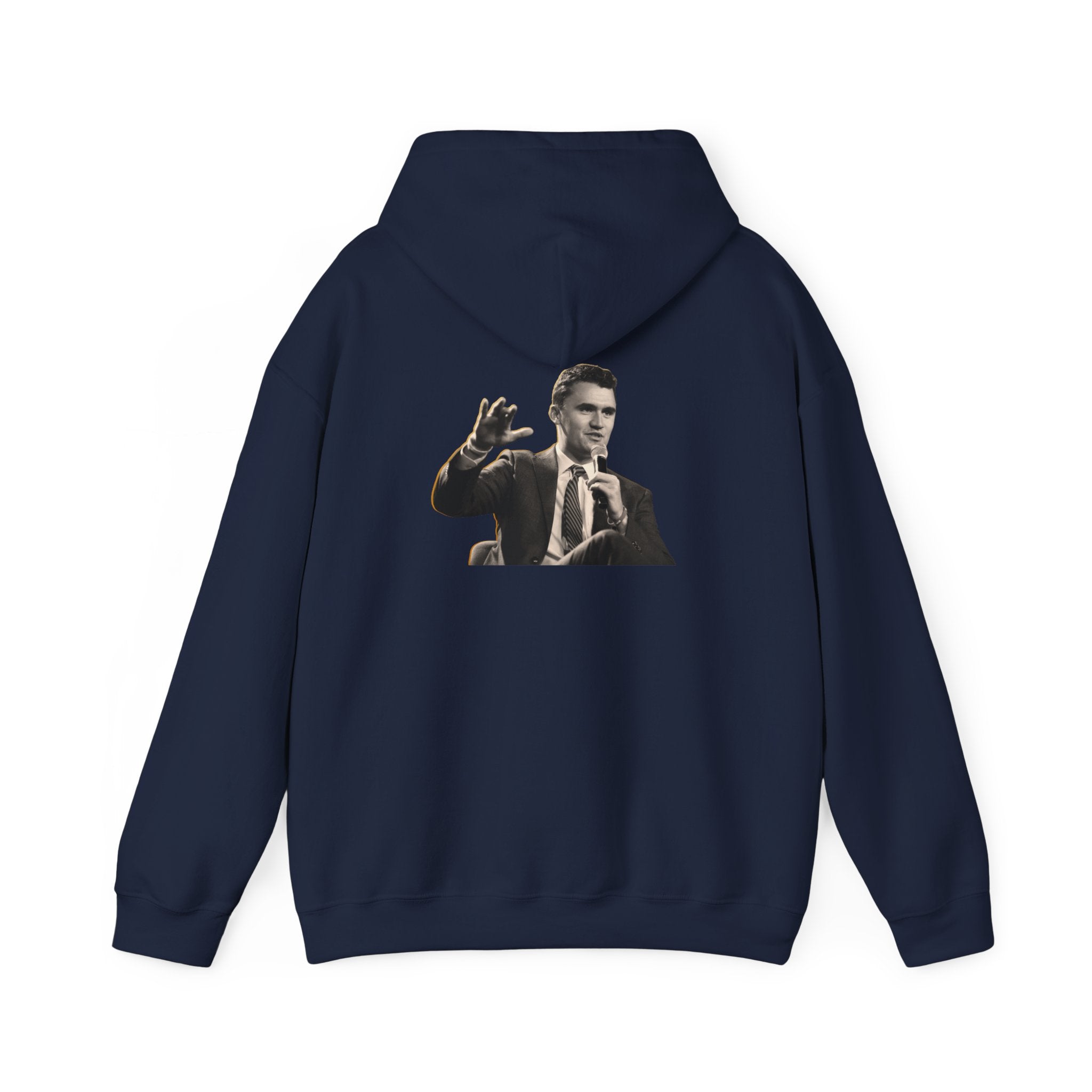 Never Surrender Charlie Kirk Hoodie - Cozy Streetwear, Unisex Gift, Casual Style, Motivational Apparel