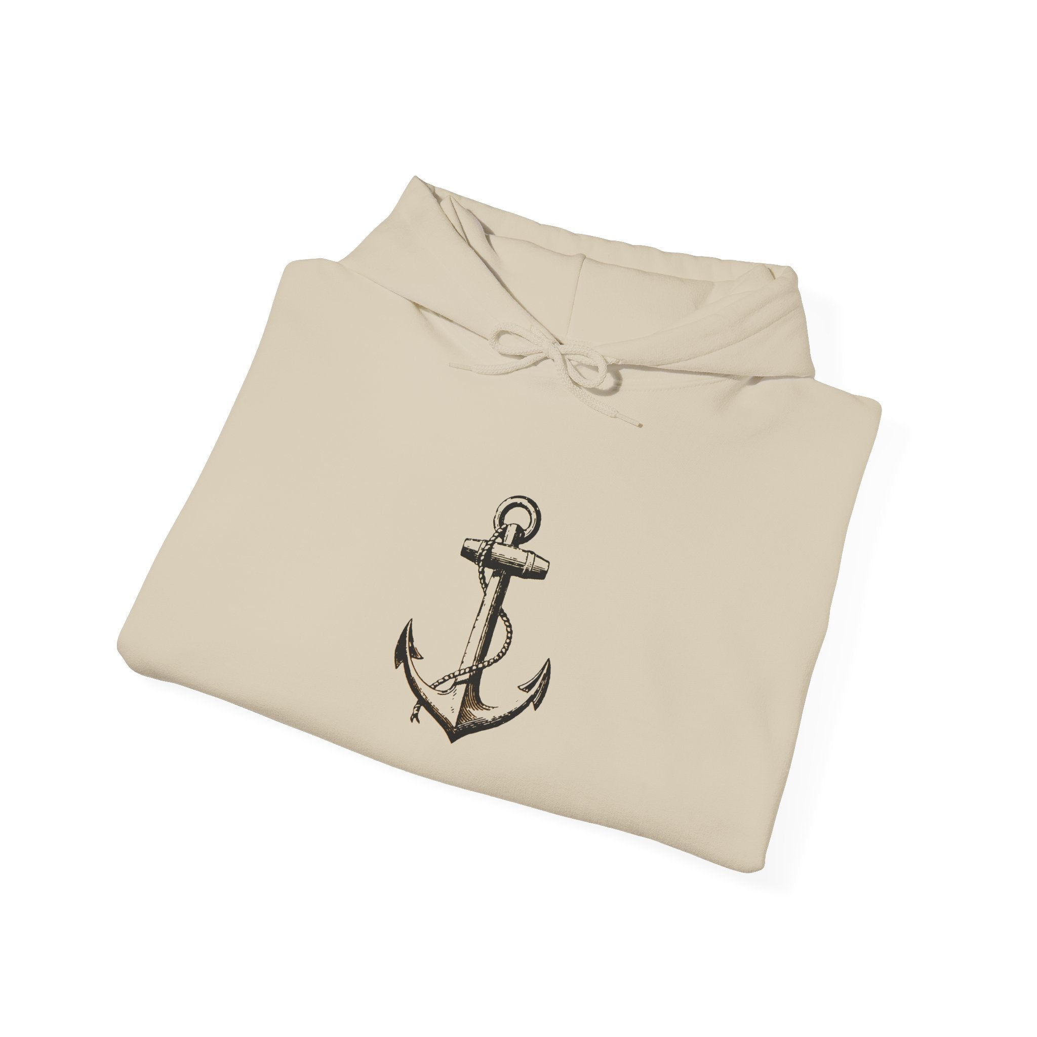 Anchored in Hope Hooded Sweatshirt | Inspirational Sweatshirt | Christian Gift | Faith-Based Apparel | Comfort Wear