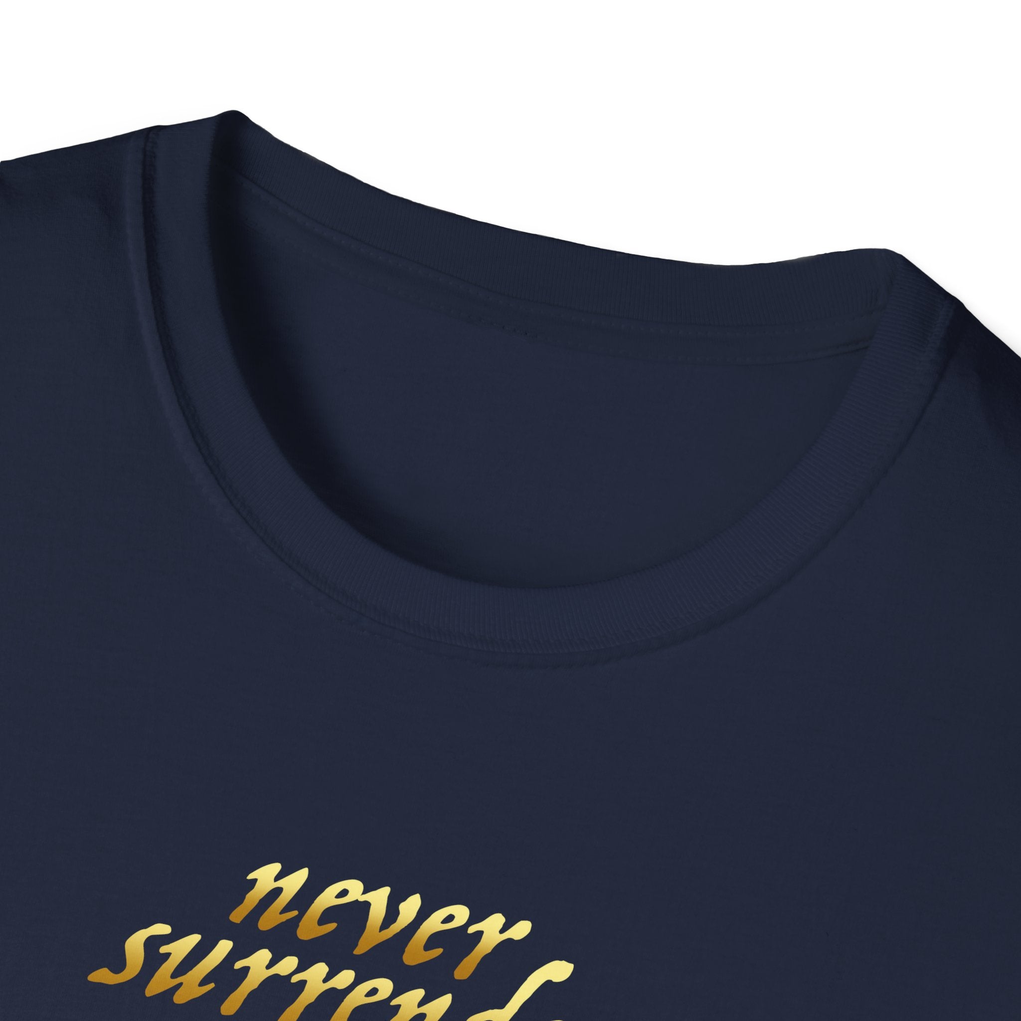 Never Surrender Charlie Kirk Unisex T-Shirt - Inspirational Tee, Christian Apparel, Motivational Gift, Casual Wear, Faith-Based Style