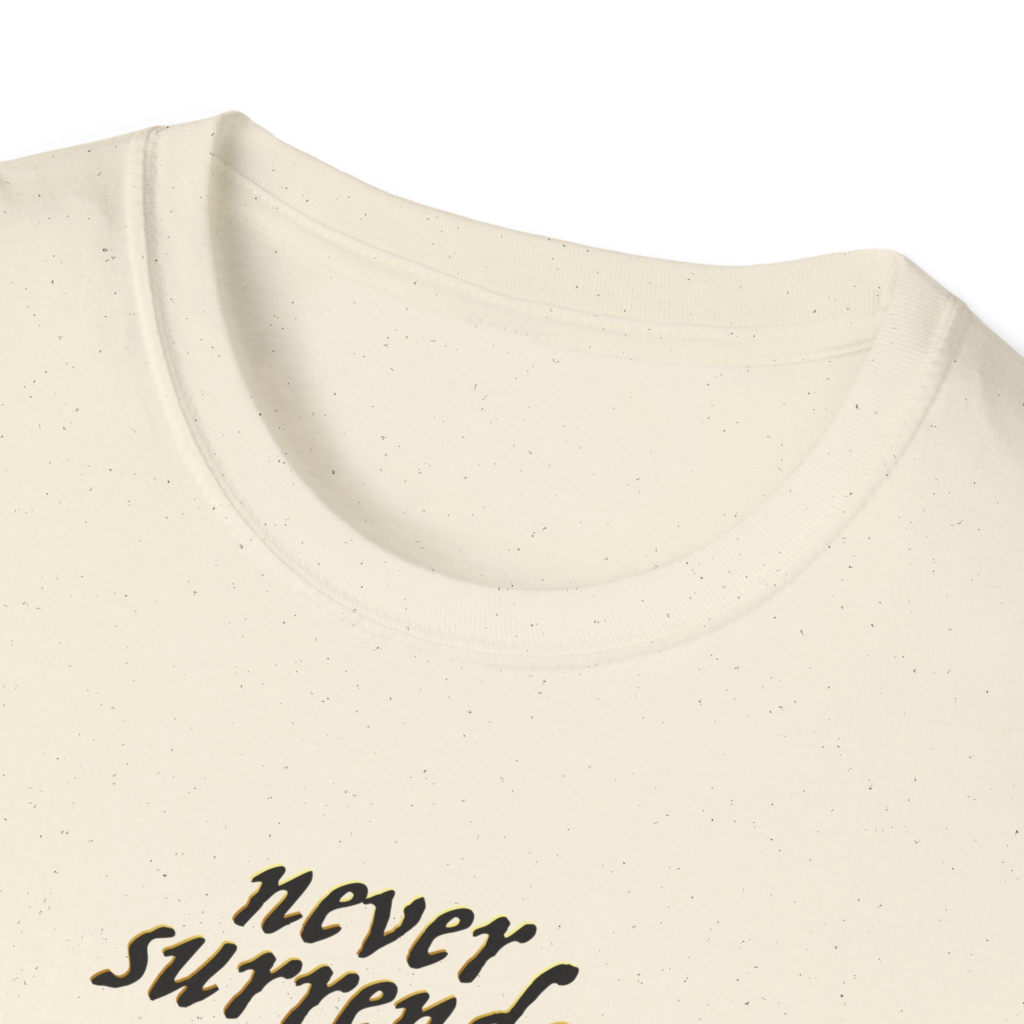 Never Surrender Charlie Kirk Unisex T-Shirt - Inspirational Tee, Christian Apparel, Motivational Gift, Casual Wear, Faith-Based Style