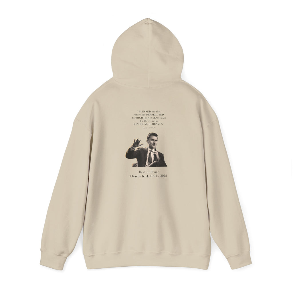 Rest in Prayer Charlie Kirk Sweatshirt, Unisex Tribute Hoodie, In Loving Memory Sweatshirt, Memorial Hoodie, Remembrance Sweatshirt