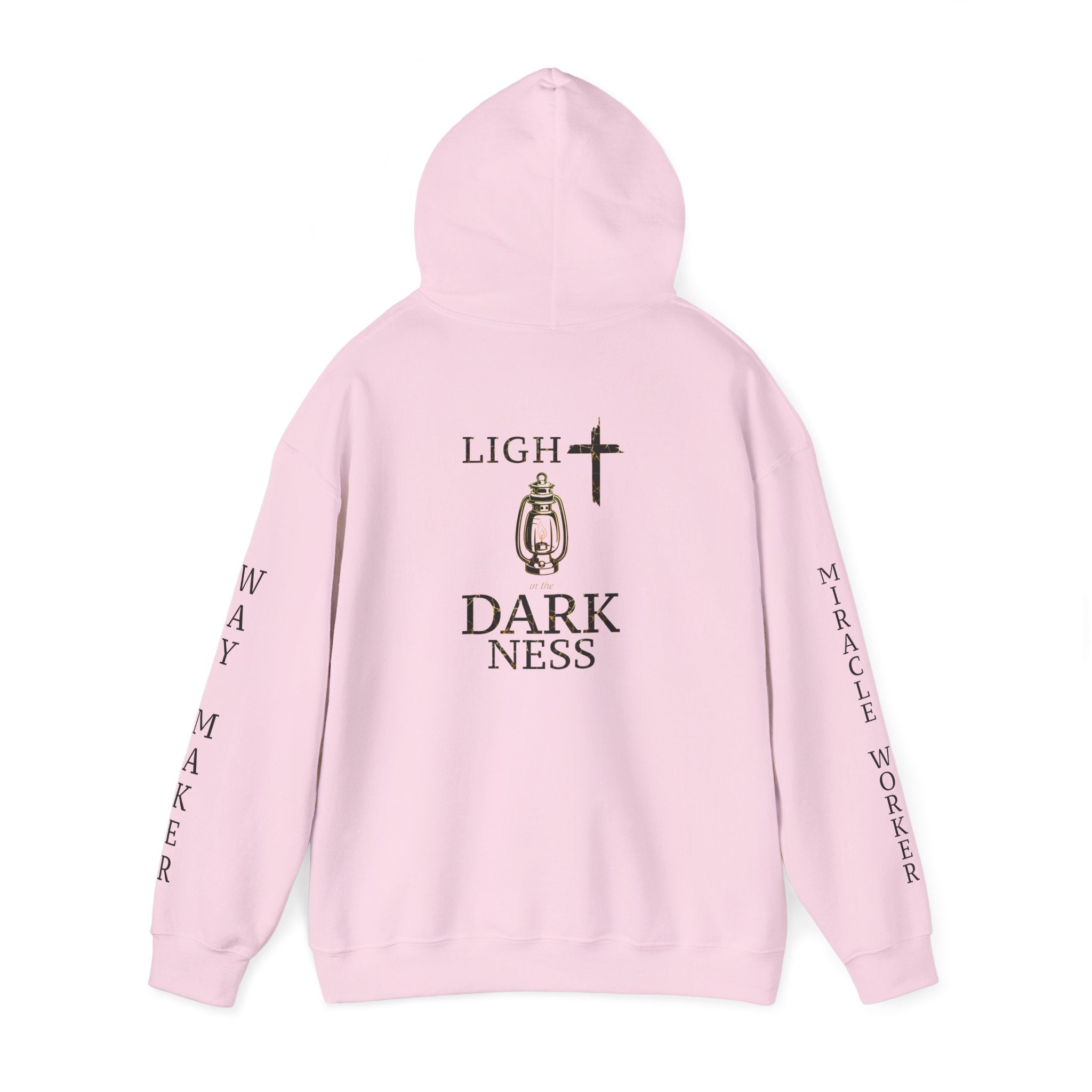 Light in the Darkness Unisex Comfort Hoodie, Faith-Based wear, Christian Clothing