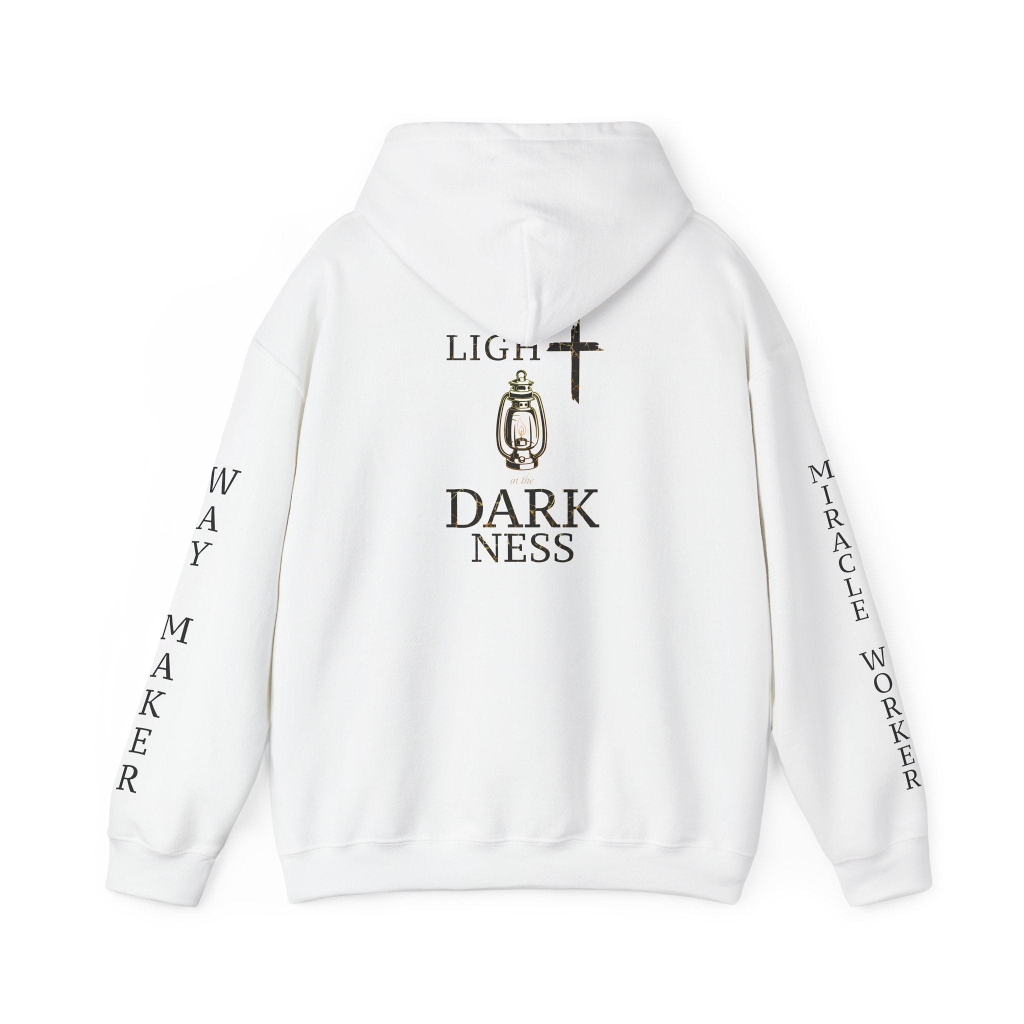 Light in the Darkness Unisex Comfort Hoodie, Faith-Based wear, Christian Clothing