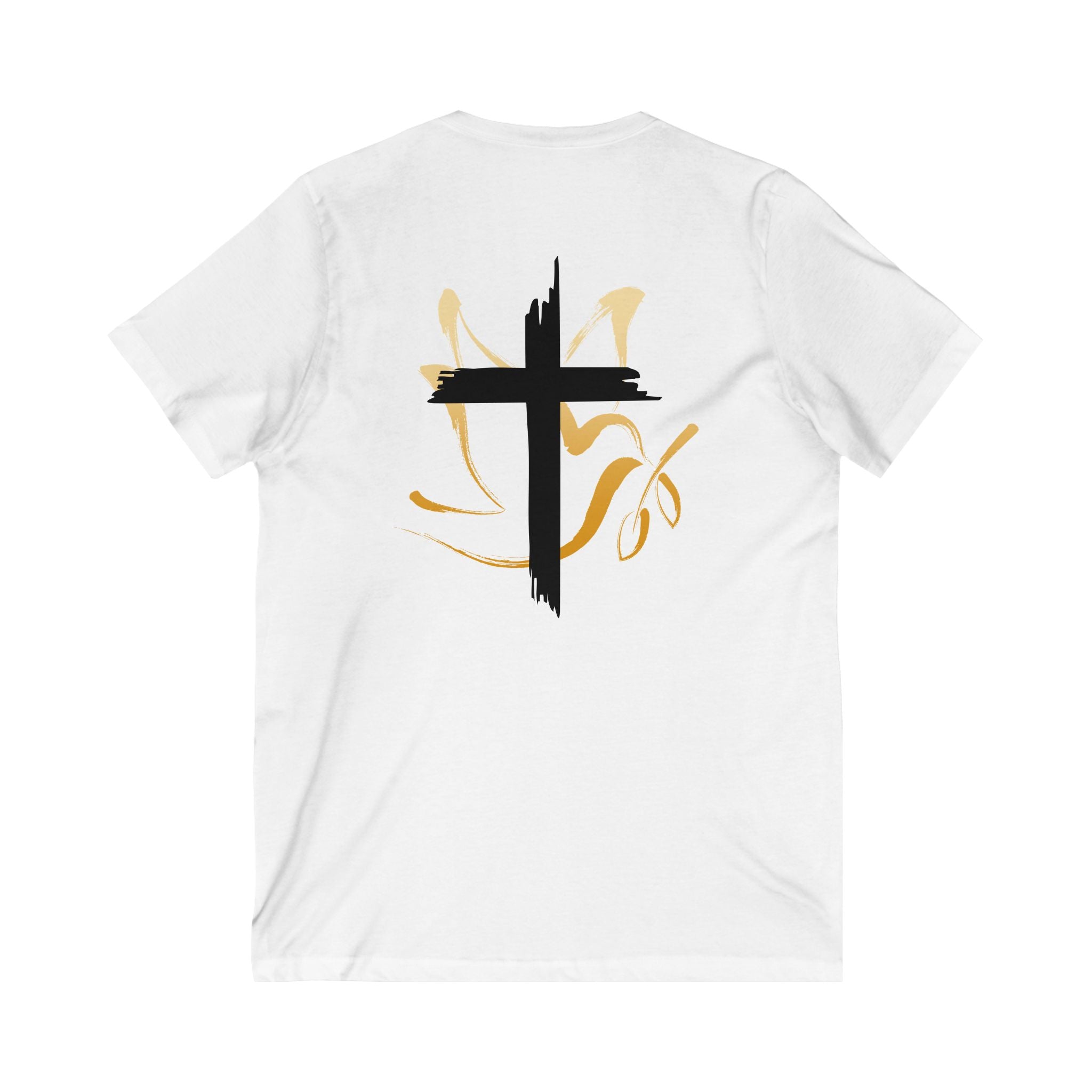 Split the Sea Women's V-Neck T-Shirt, Christian Apparel, Meaningful Gift, Casual Wear