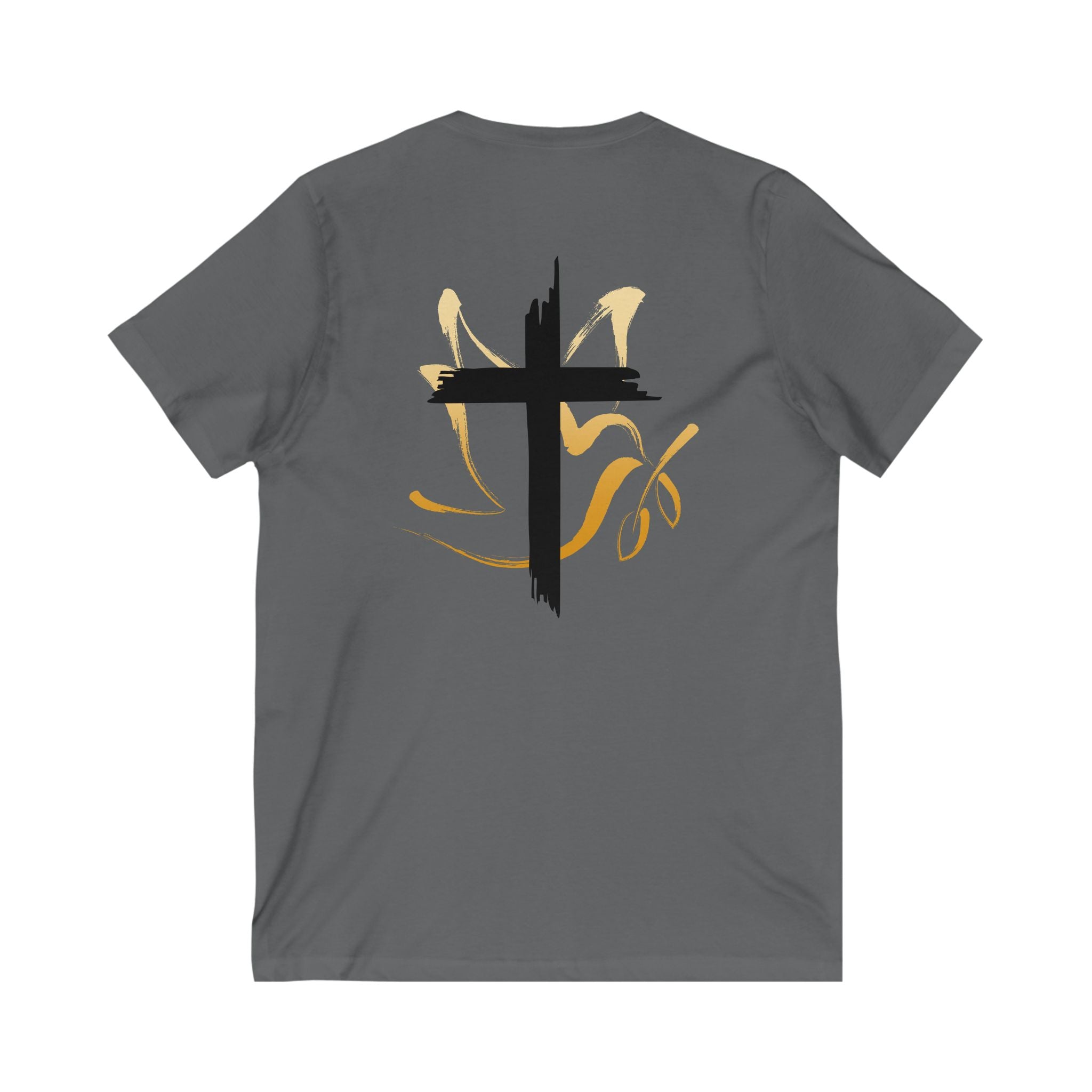 Split the Sea Women's V-Neck T-Shirt, Christian Apparel, Meaningful Gift, Casual Wear