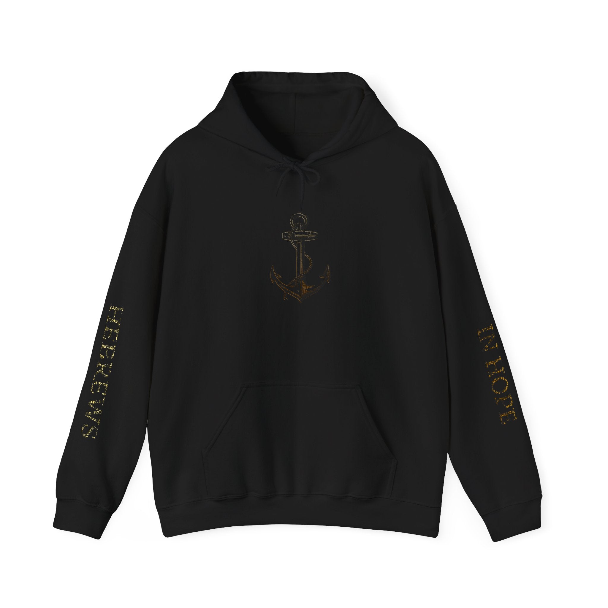 Anchored in Hope Hooded Sweatshirt | Inspirational Sweatshirt | Christian Gift | Faith-Based Apparel | Comfort Wear