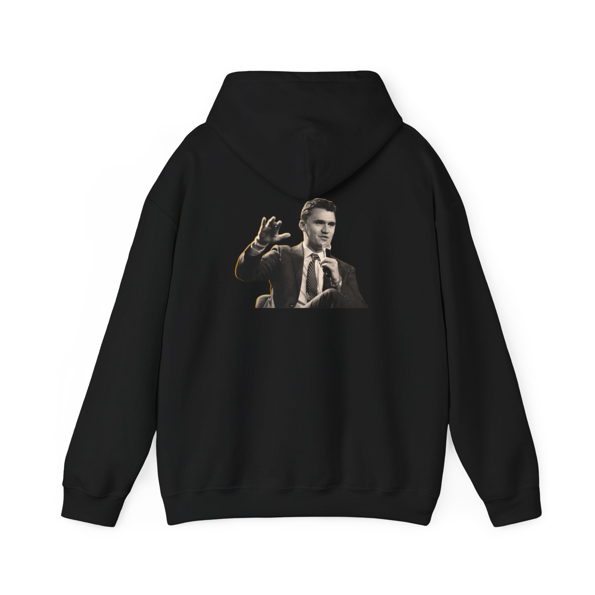 Never Surrender Charlie Kirk Hoodie - Cozy Streetwear, Unisex Gift, Casual Style, Motivational Apparel