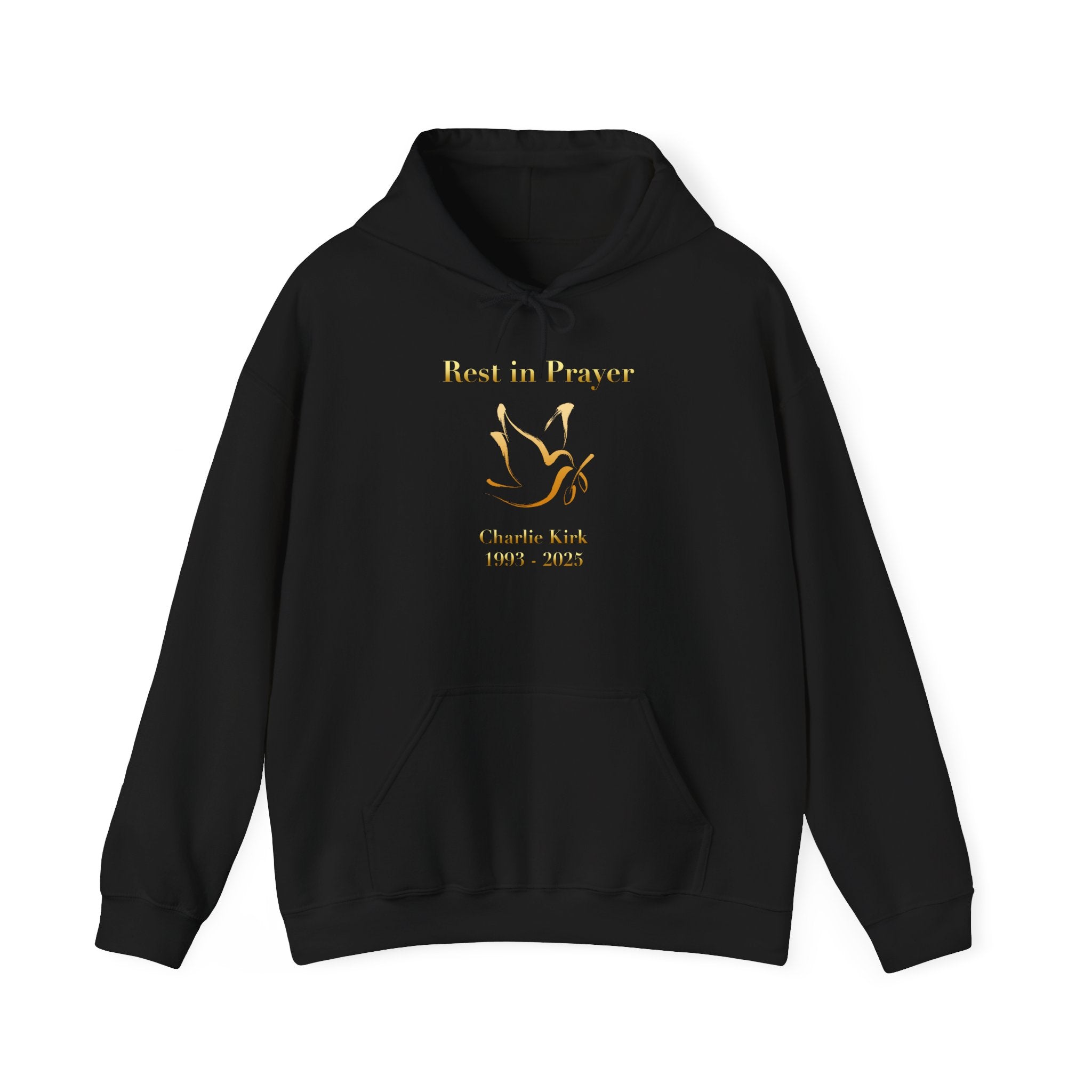 Rest in Prayer Charlie Kirk Sweatshirt, Unisex Tribute Hoodie, In Loving Memory Sweatshirt, Memorial Hoodie, Remembrance Sweatshirt
