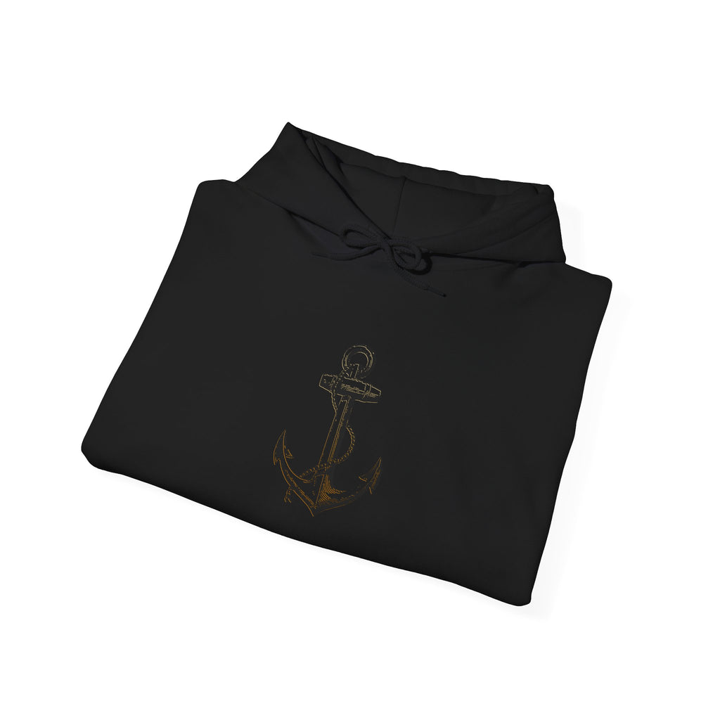 Anchored in Hope Hooded Sweatshirt | Inspirational Sweatshirt | Christian Gift | Faith-Based Apparel | Comfort Wear