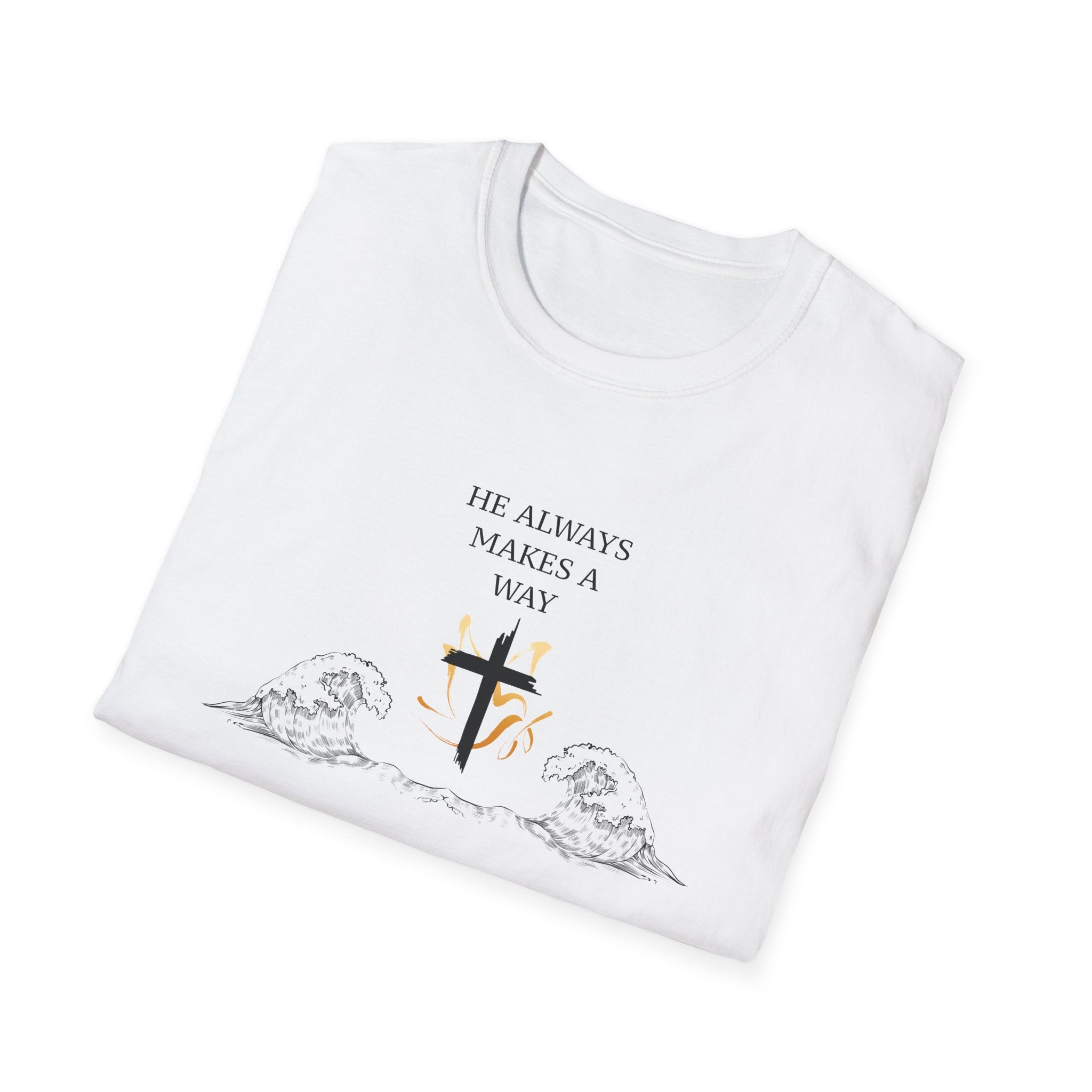 Split The Sea Unisex T-shirt, Christian T-shirt, Comfortable Wear, Stylish Christian Wear
