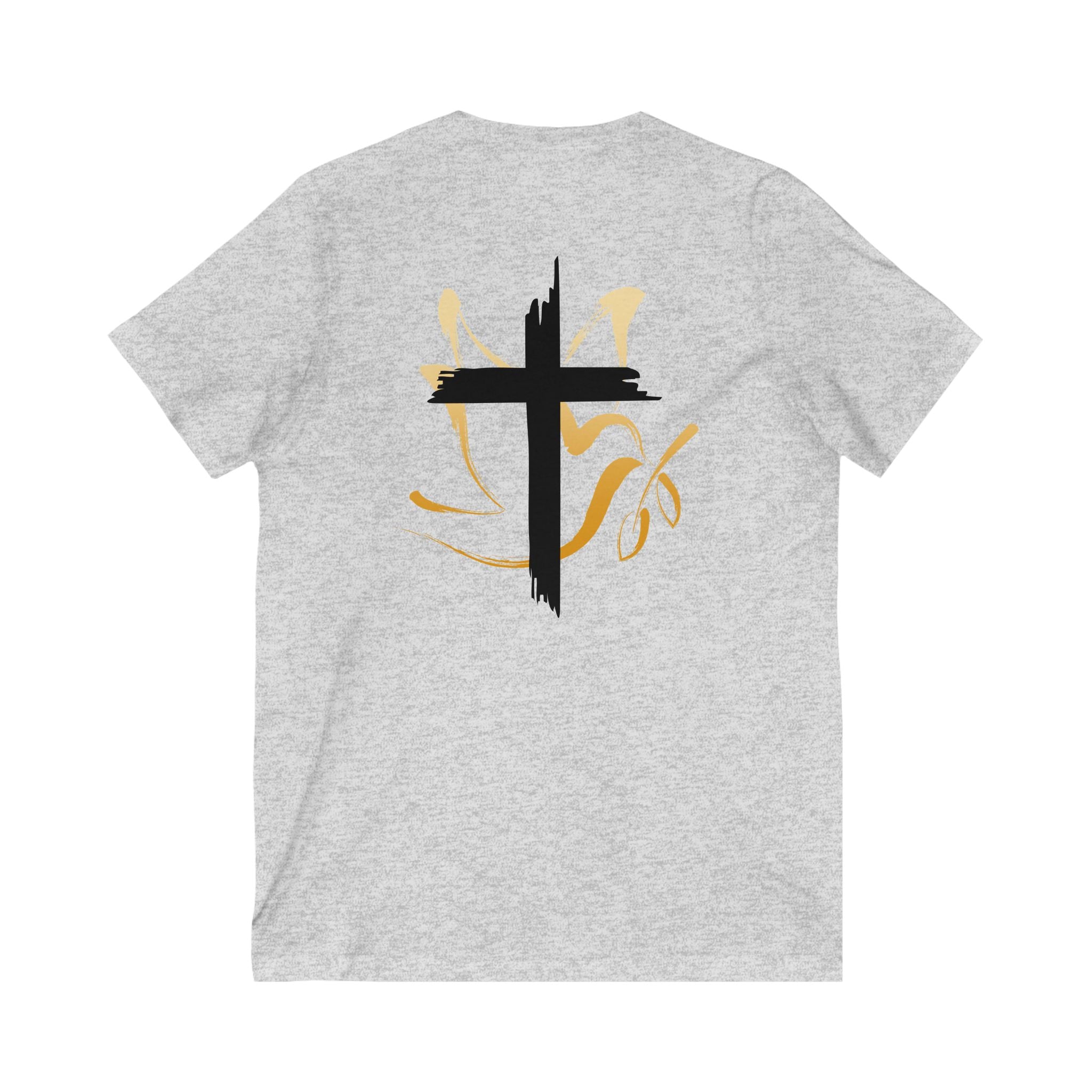 Split the Sea Women's V-Neck T-Shirt, Christian Apparel, Meaningful Gift, Casual Wear