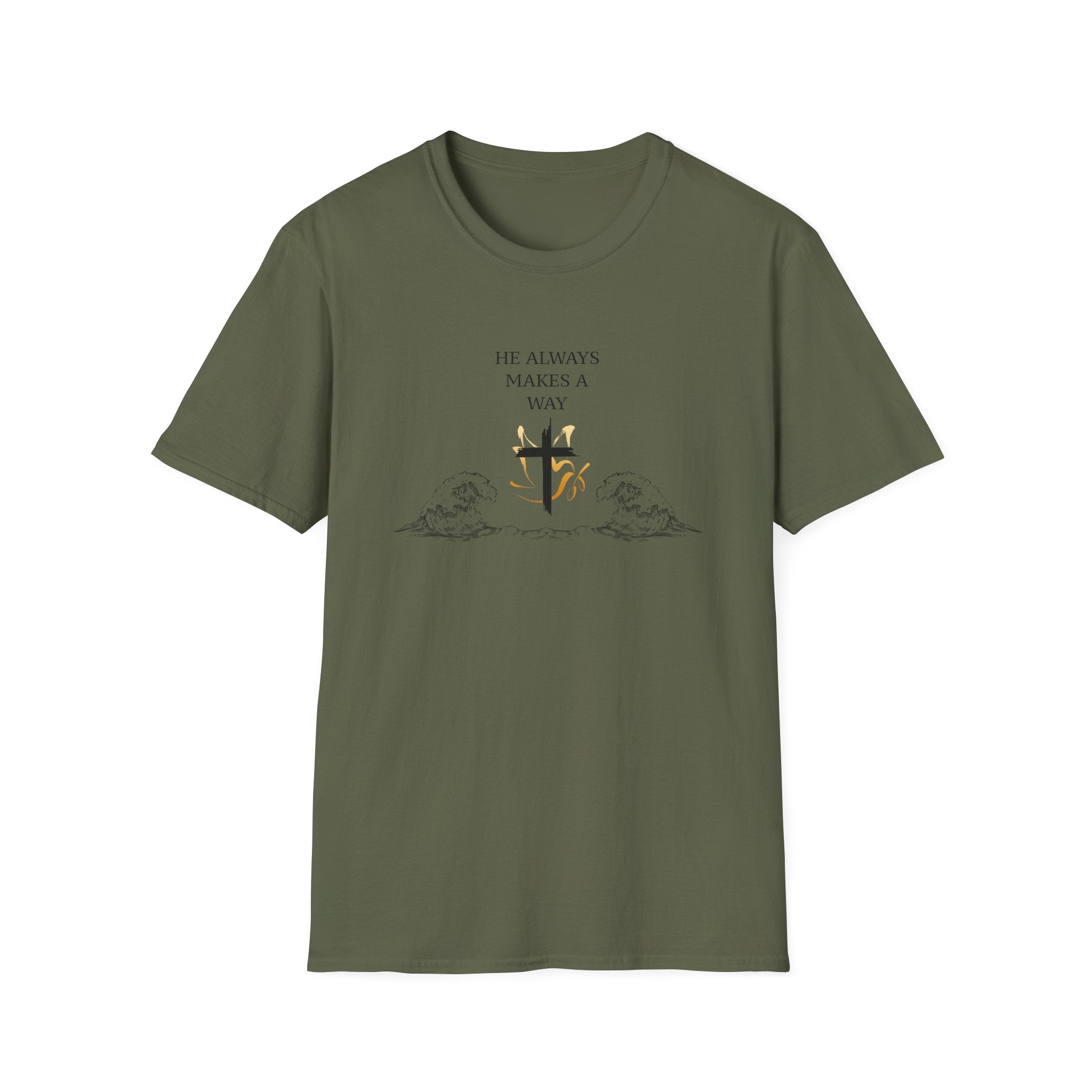 Split The Sea Unisex T-shirt, Christian T-shirt, Comfortable Wear, Stylish Christian Wear
