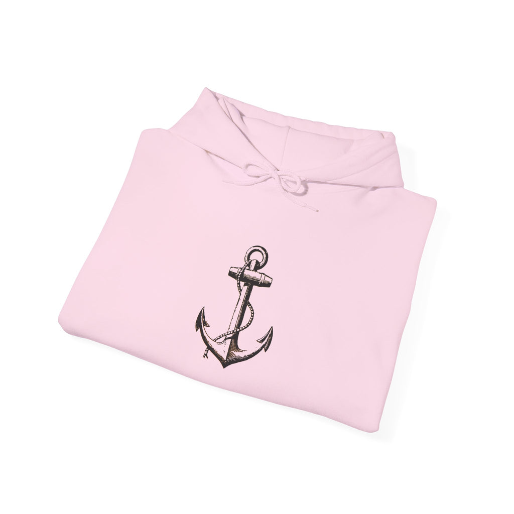 Anchored in Hope Hooded Sweatshirt | Inspirational Sweatshirt | Christian Gift | Faith-Based Apparel | Comfort Wear