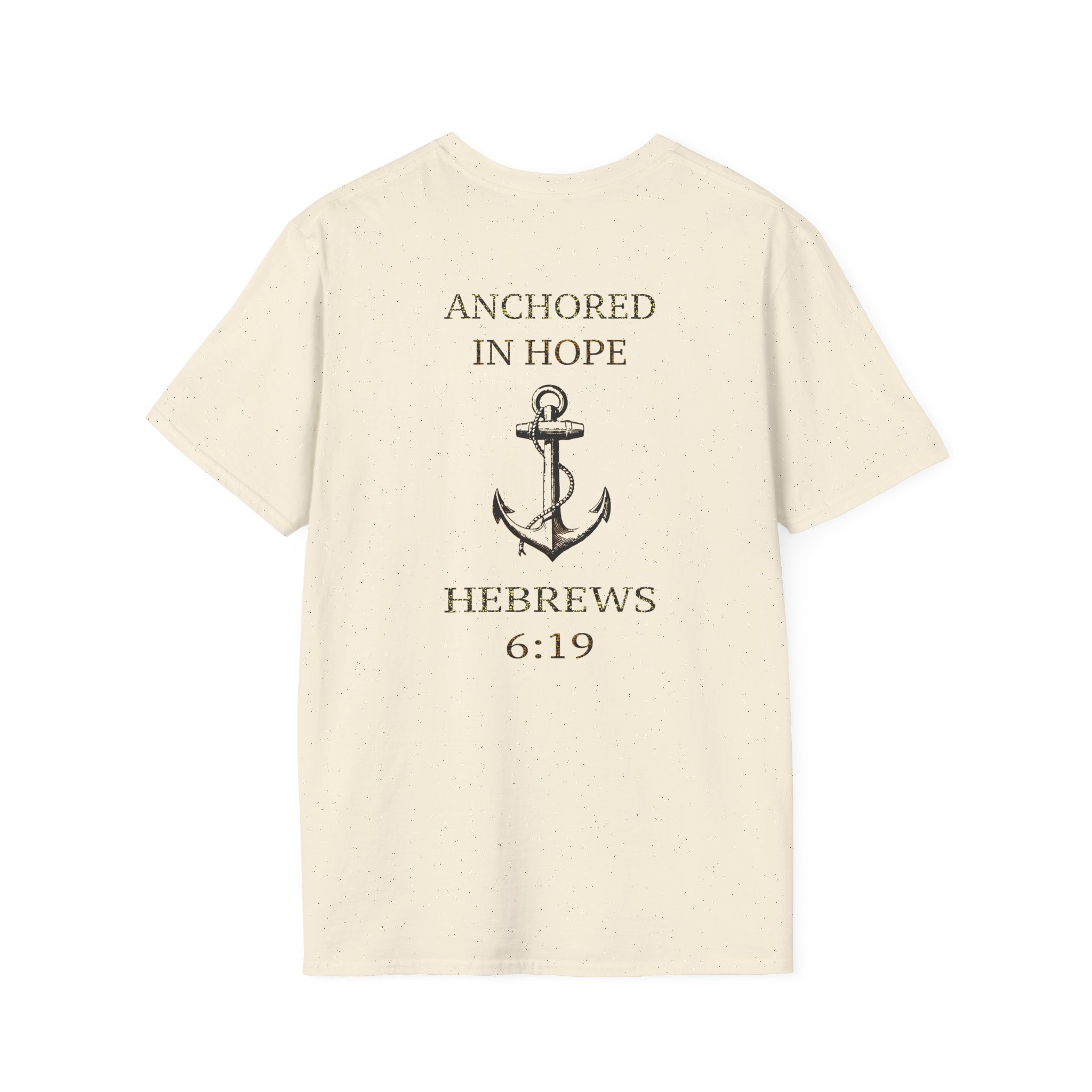 Anchored in Hope T-Shirt, Inspirational Unisex Tee for Nautical Lovers, Faith-Based Apparel, Perfect Gift, Christian T-Shirt