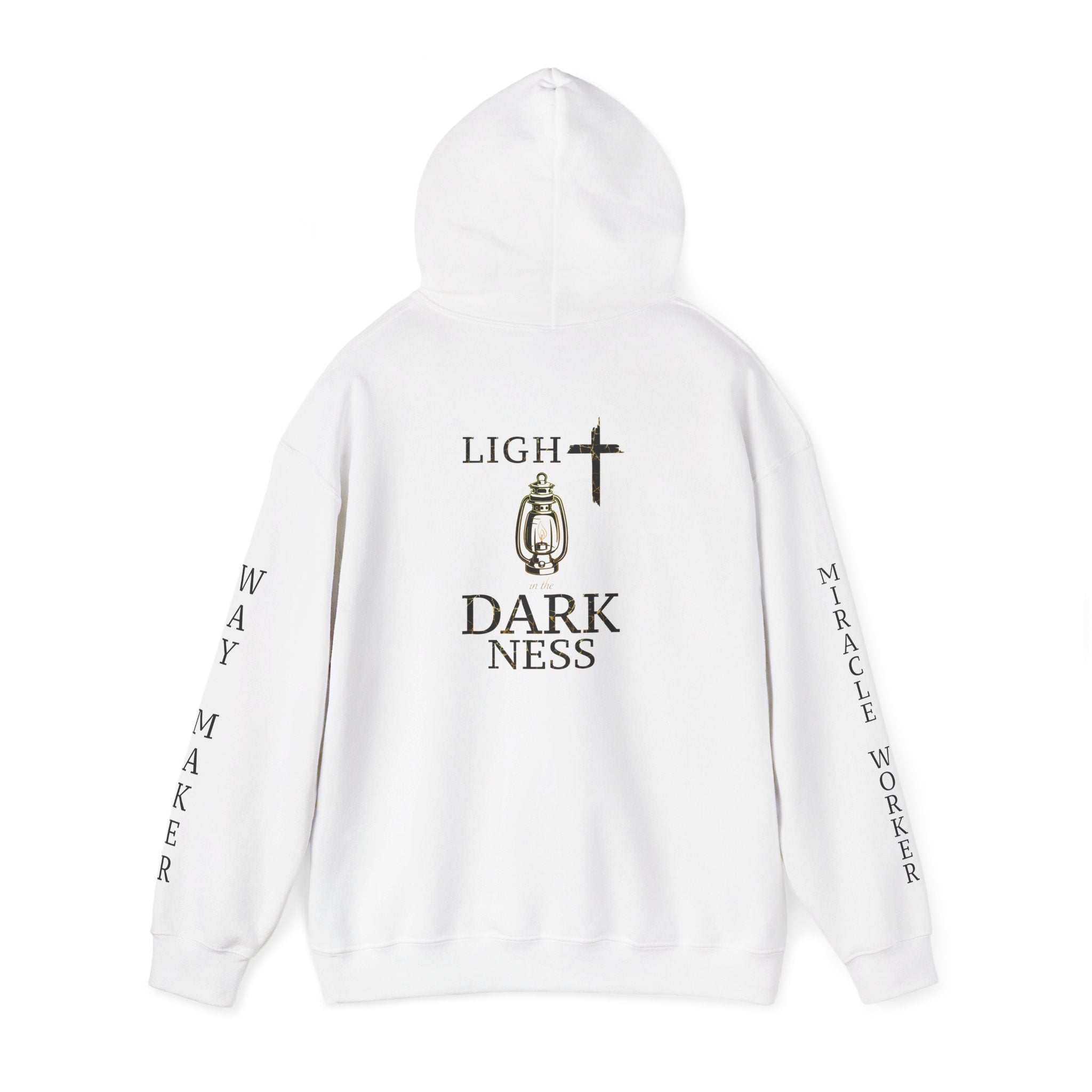 Light in the Darkness Unisex Comfort Hoodie, Faith-Based wear, Christian Clothing