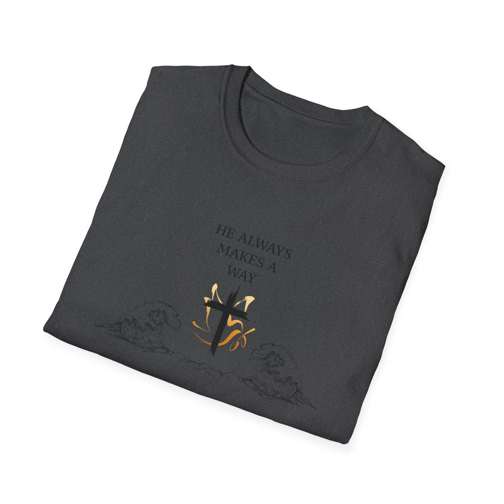 Split The Sea Unisex T-shirt, Christian T-shirt, Comfortable Wear, Stylish Christian Wear